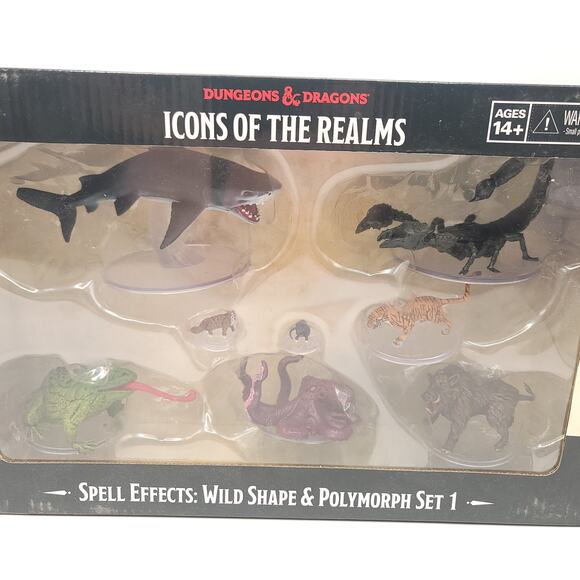 Dungeons and Dragons Icons of the Realm Spell Effects Wild Shape Set 1 Figures - Picture 7 of 7
